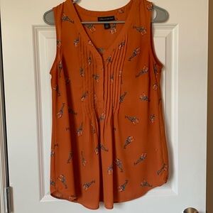 Giraffe maternity blouse